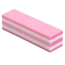 Блок шлифовальный 4-сторонний "Пастила", Розовый